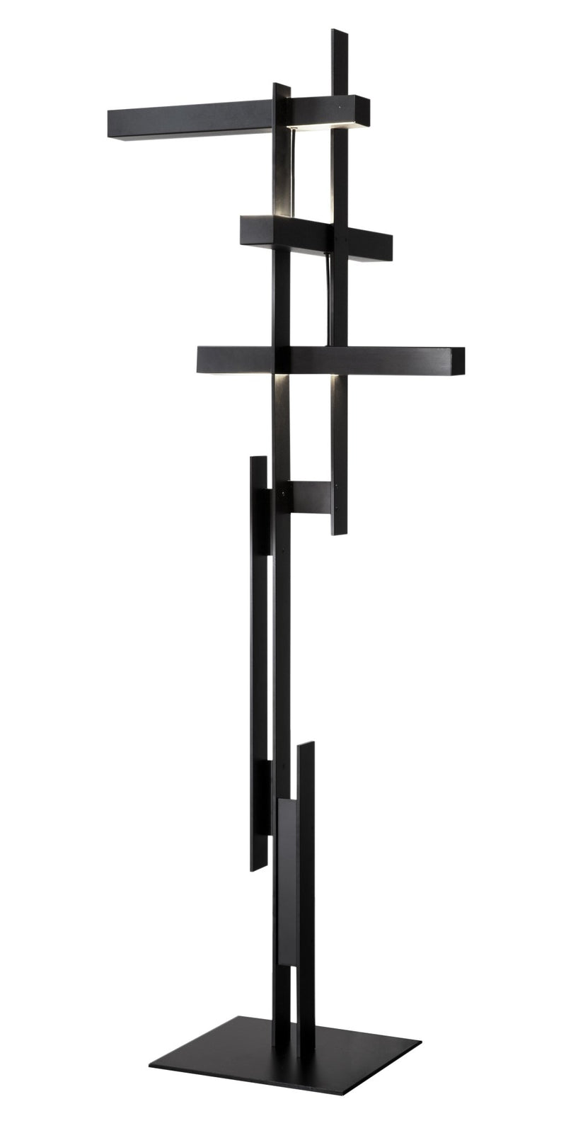 Las Floor Lamp - Oluce - Floor Lamps - Black - HORNE