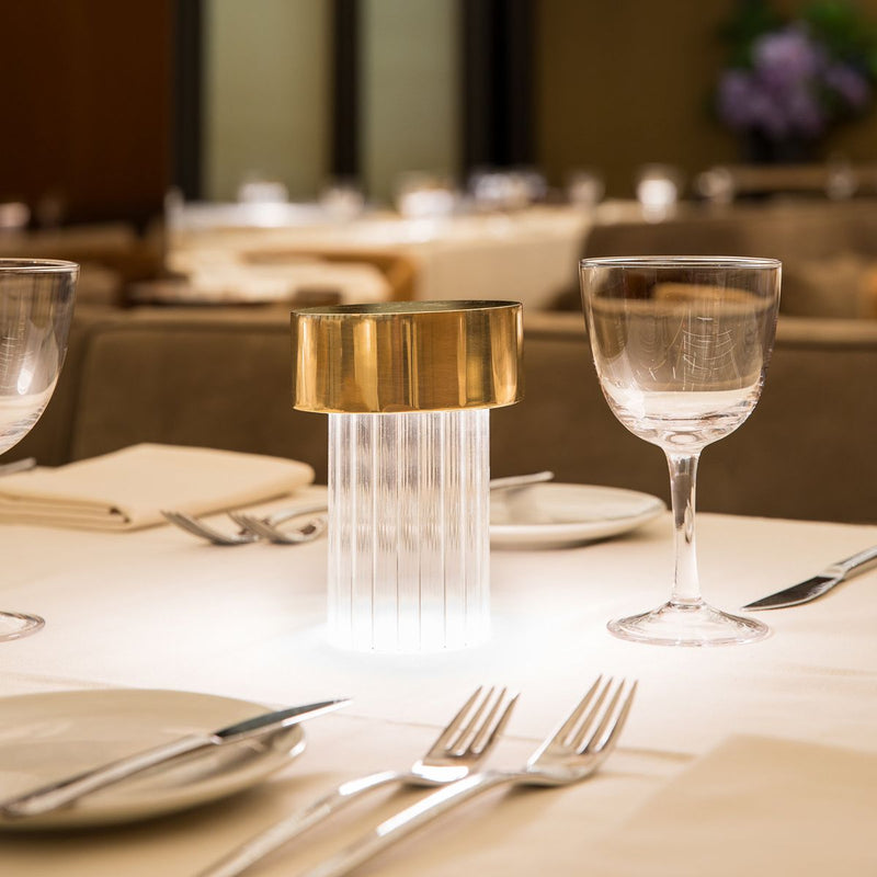 Last Order Lamp - Flos - Table + Task - Brass - Fluted - HORNE