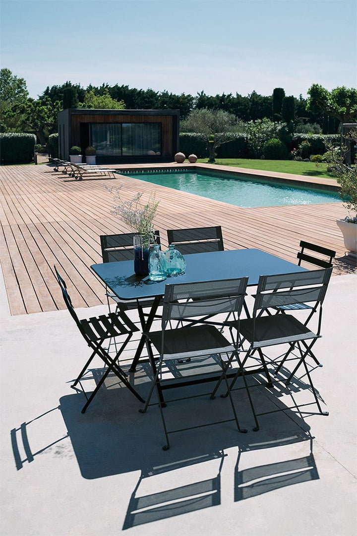 Latitude Side Chair - Stereo Fabric - Set of 2 - Fermob - Outdoor Furniture - Rosemary - HORNE