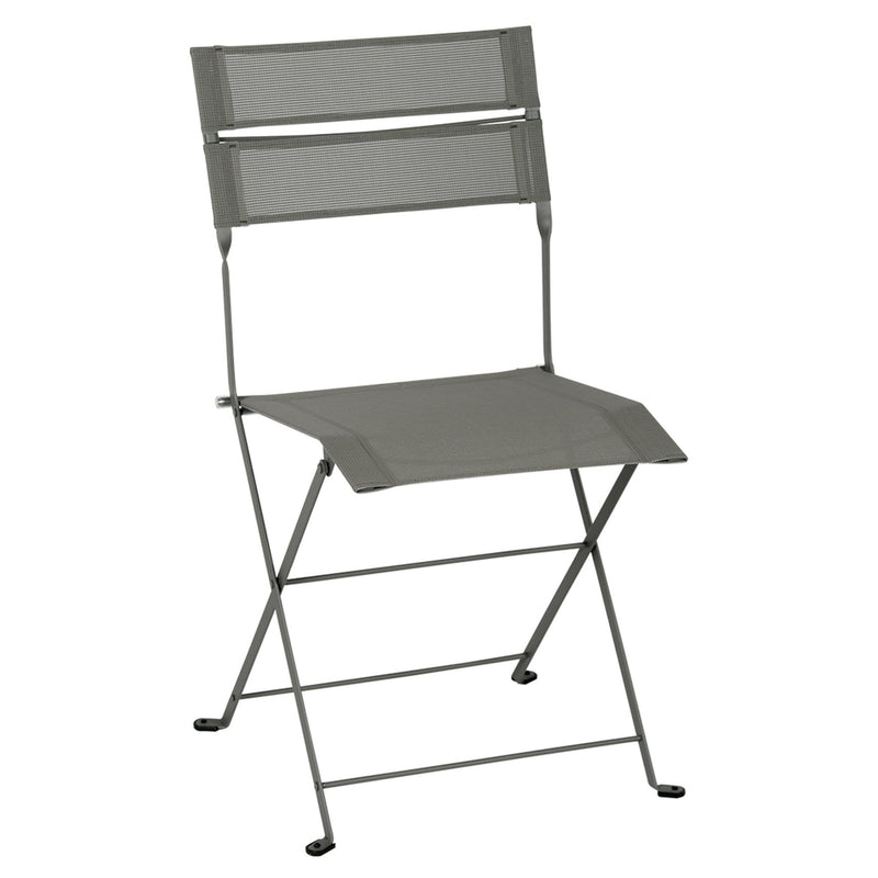 Latitude Side Chair - Stereo Fabric - Set of 2 - Fermob - Outdoor Furniture - Acapulco Blue - HORNE