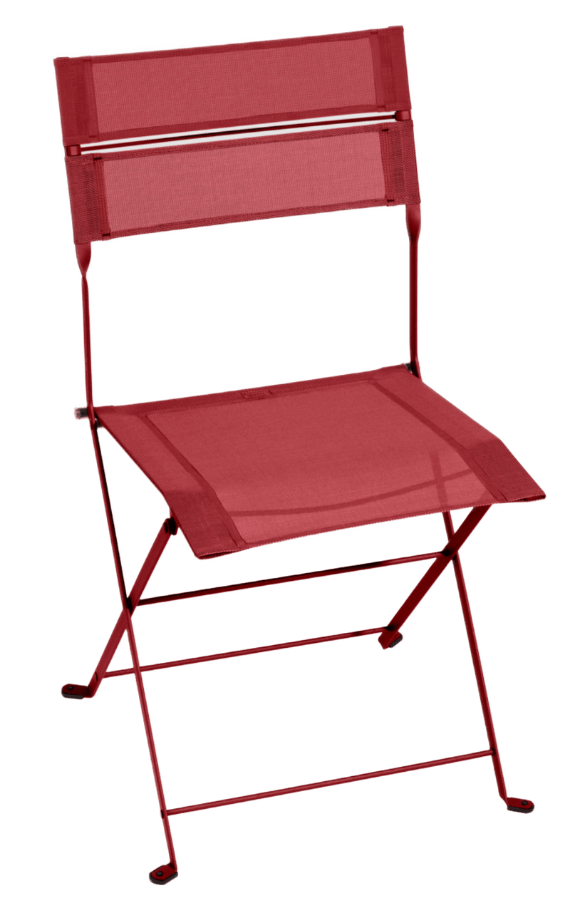 Latitude Side Chair - Stereo Fabric - Set of 2 - Fermob - Outdoor Furniture - Acapulco Blue - HORNE