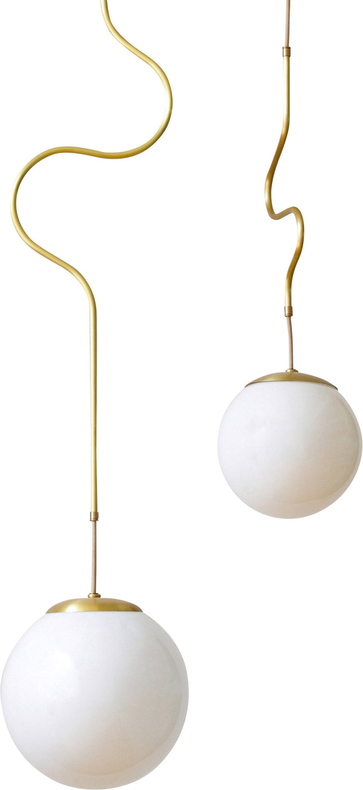Lawrence Pendant - Lostine - Pendants - Satin Brass - Large - HORNE