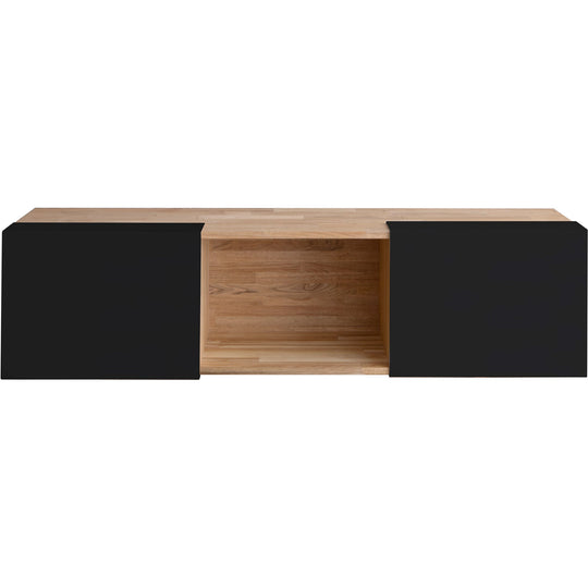 LAX 3X Wall Mounted Shelf - MASH Studios - Shelving - Black - Walnut - HORNE