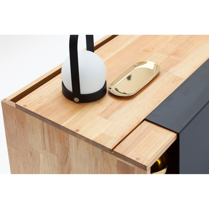 LAX Entertainment Shelf - MASH Studios - Sideboards + Cabinets - Black - Ash - HORNE