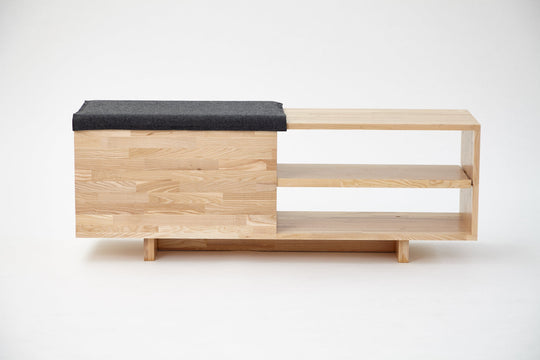 LAX Storage Bench - MASH Studios - Sideboards + Cabinets - Ash - HORNE