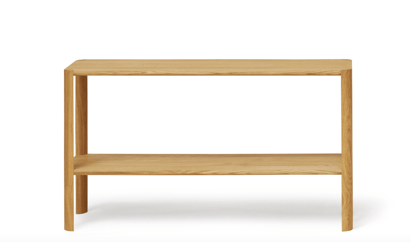 Leaf Shelf 1x2 - Form + Refine - Shelving - Natural Oil Oak - HORNE