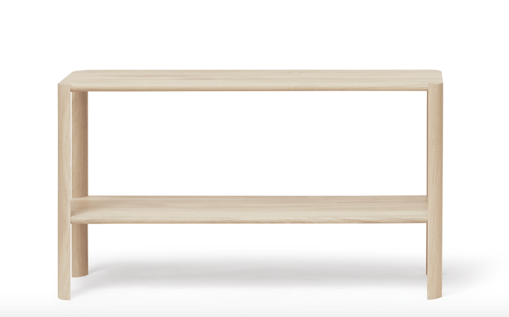 Leaf Shelf 1x2 - Form + Refine - Shelving - White Oil Oak - HORNE