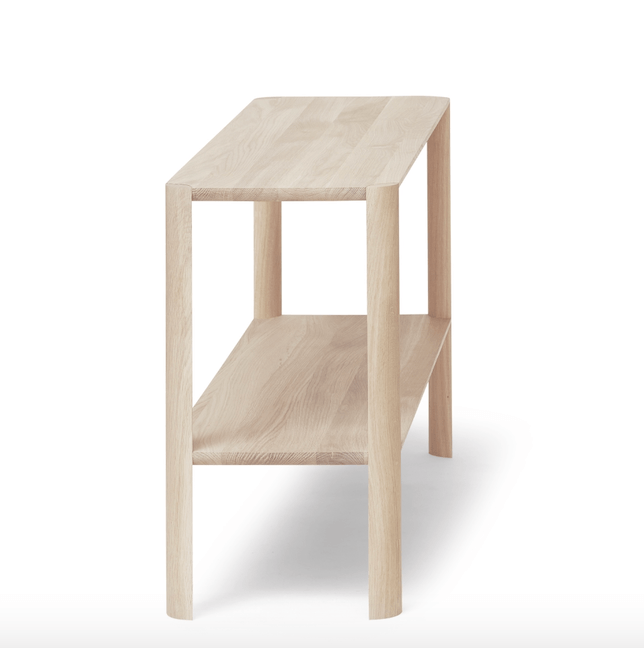 Leaf Shelf 1x2 - Form + Refine - Shelving - White Oil Oak - HORNE