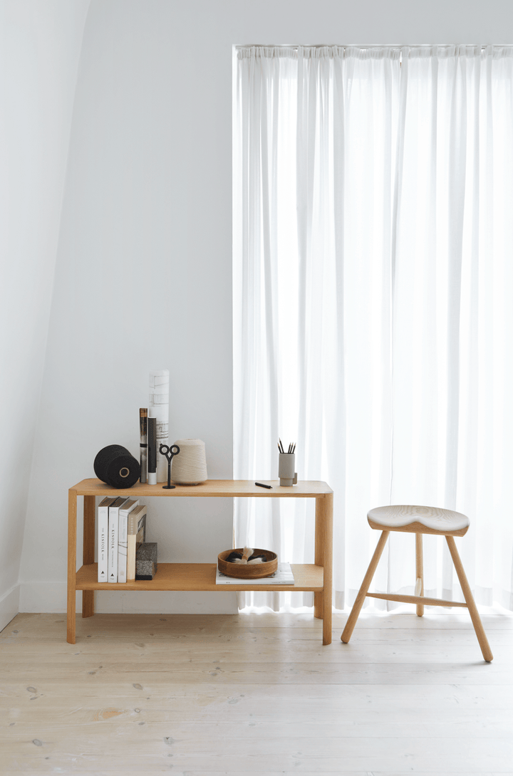 Leaf Shelf 1x2 - Form + Refine - Shelving - White Oil Oak - HORNE