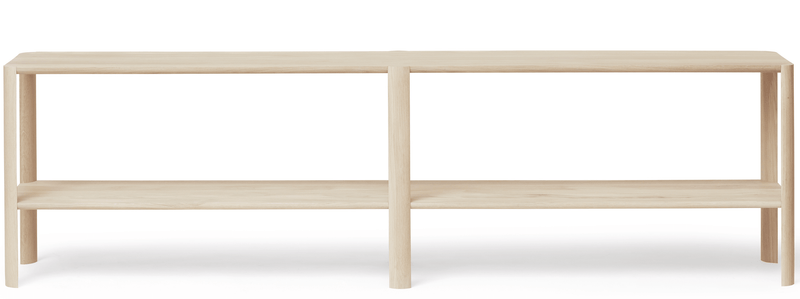 Leaf Shelf 2x2 - Form + Refine - Shelving - Natural Oil Oak - HORNE