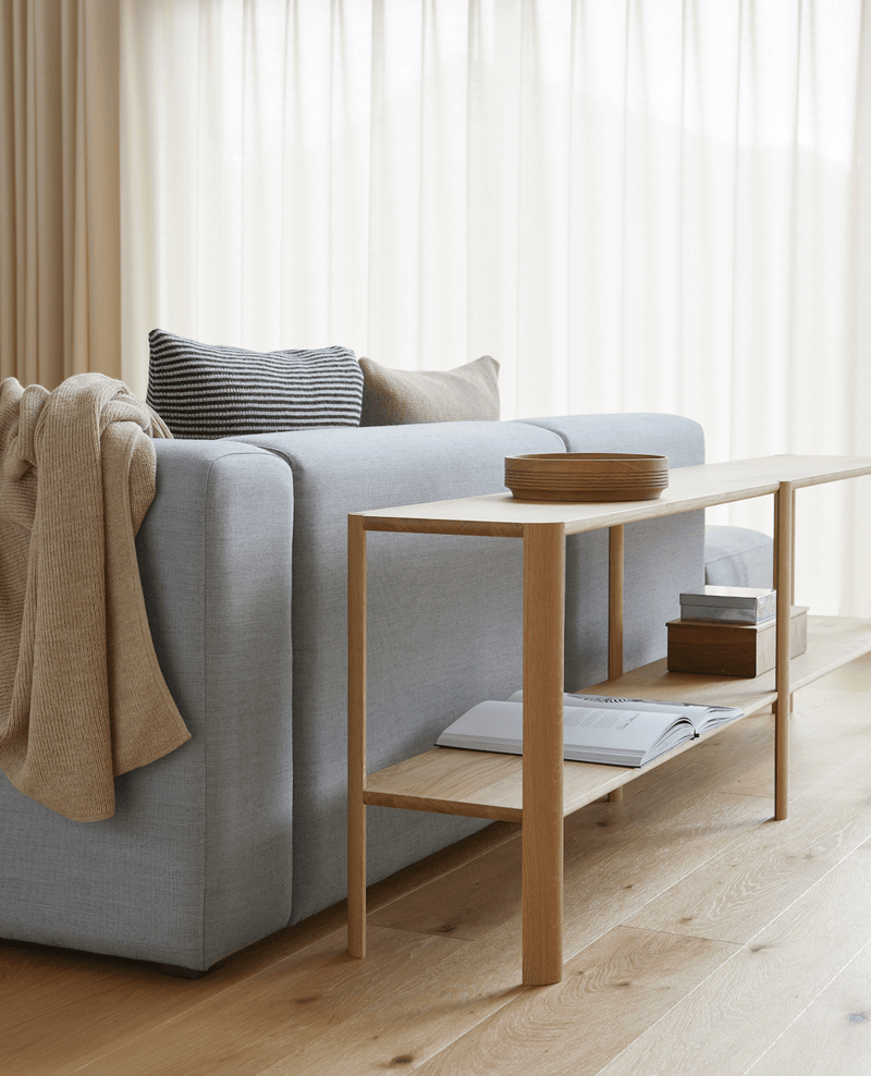 Leaf Shelf 2x2 - Form + Refine - Shelving - Natural Oil Oak - HORNE