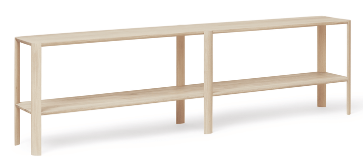 Leaf Shelf 2x2 - Form + Refine - Shelving - White Oil Oak - HORNE