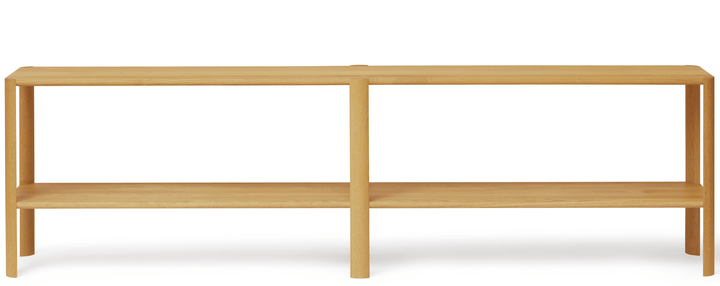 Leaf Shelf 2x2 - Form + Refine - Shelving - Natural Oil Oak - HORNE