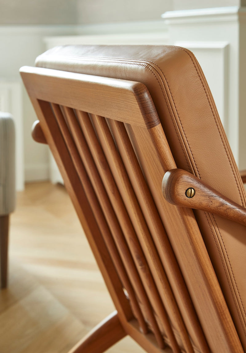 Lean Back Lounge Chair - Warm Nordic - Chairs - Balder 192/ Teak - HORNE