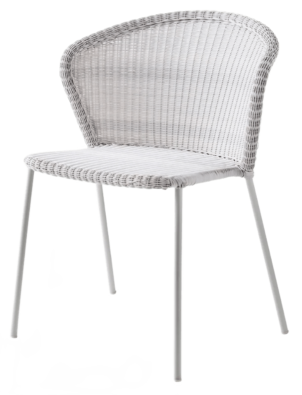 Lean Chair - Cane Line - Outdoor Furniture - Black - No Cushion - HORNE