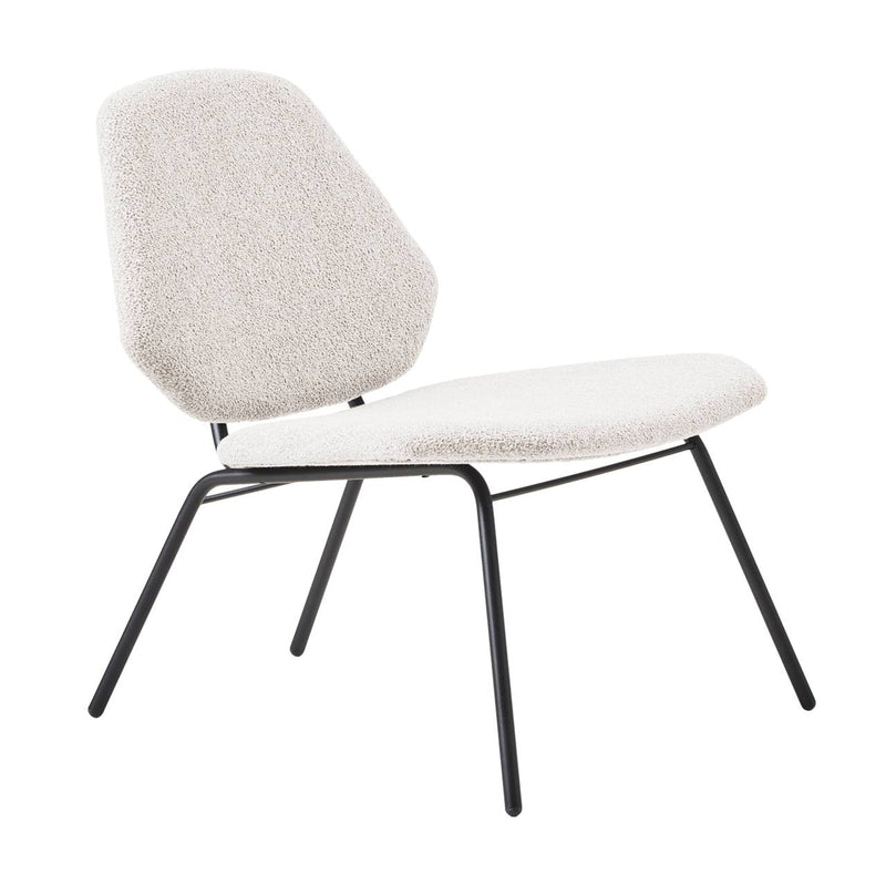 Lean Lounge Chair - Woud - Chairs - Ivory - Textaafoam Alpine 101 - HORNE