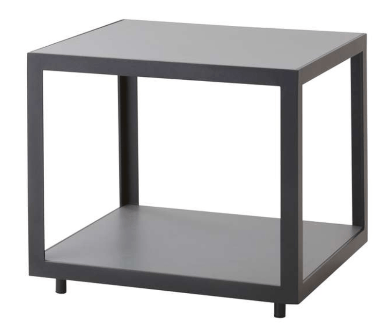 Level Coffee Table - Small - Cane Line - Outdoor Furniture - Lava Grey - Teak - HORNE