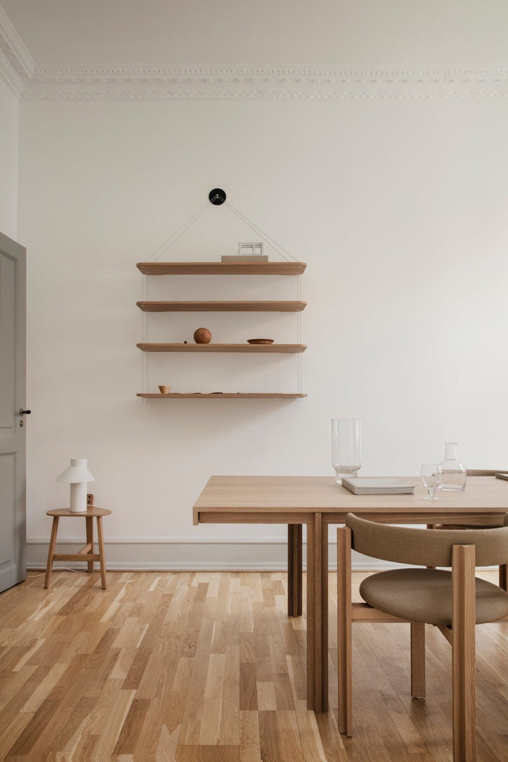 Libreria Pensile Shelf - Karakter - Shelving - Black Lacquered Oak - HORNE