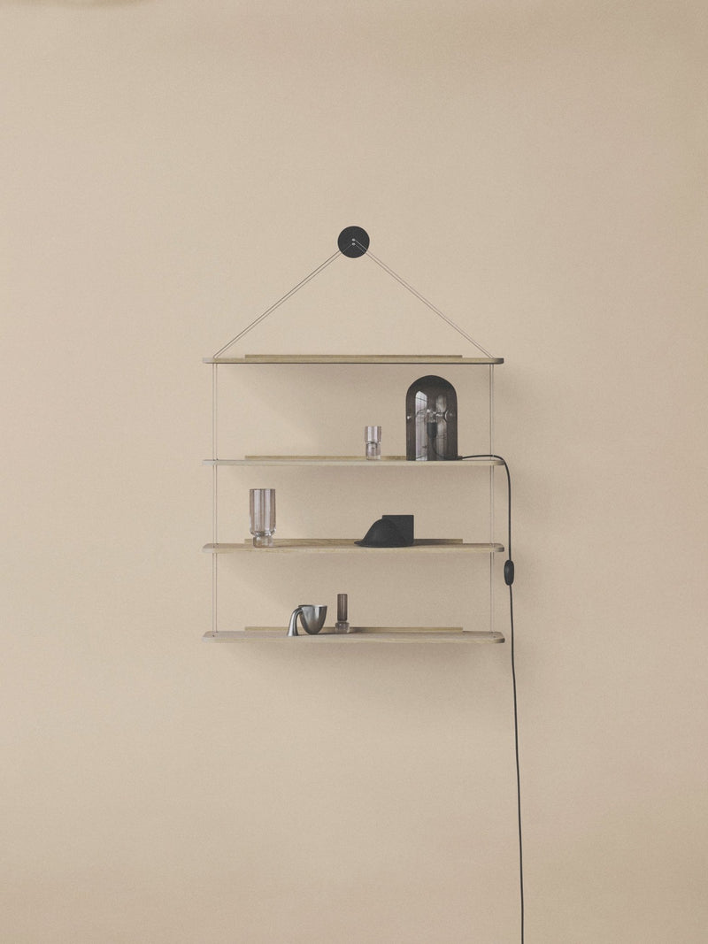 Libreria Pensile Shelf - Karakter - Shelving - Black Lacquered Oak - HORNE