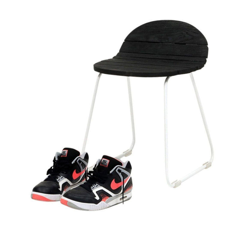 Ligeti L1 Outdoors Stool - Artless - Stools + Benches + Ottomans - Matte Black - HORNE