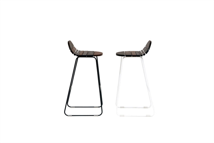 Ligeti L2 Stool - Artless - Stools + Benches + Ottomans - Solid Walnut - Matte Black - HORNE