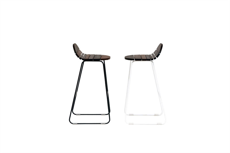 Ligeti L2 Stool - Artless - Stools + Benches + Ottomans - Solid Walnut - Matte Black - HORNE