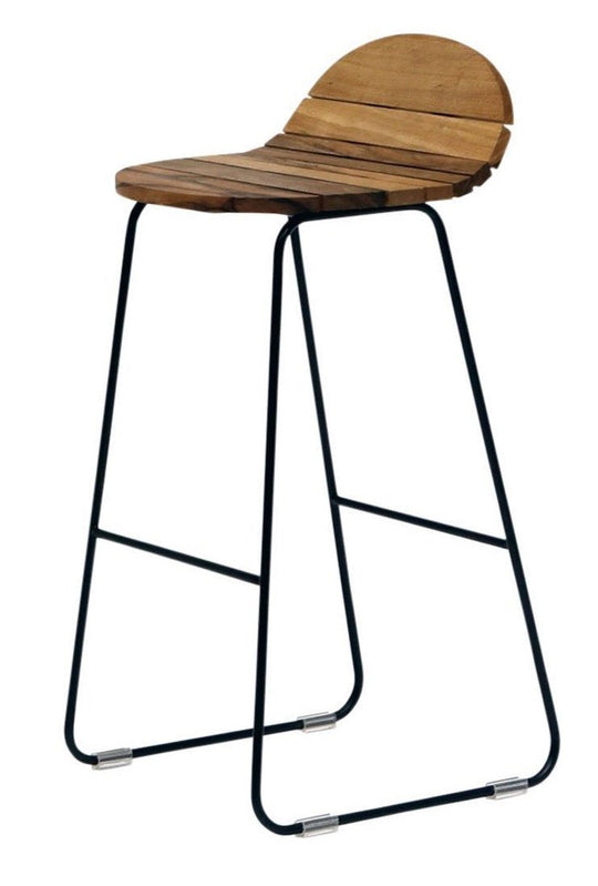 Ligeti L2 Stool - Artless - Stools + Benches + Ottomans - Solid Walnut - Matte Black - HORNE