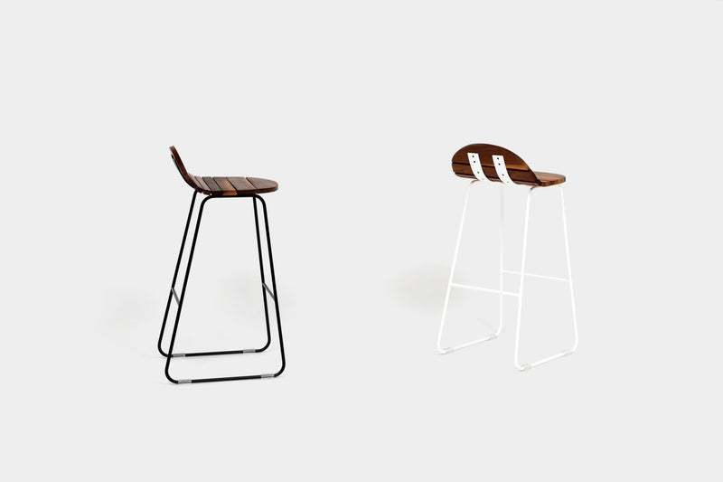 Ligeti L3 Stool - Artless - Stools + Benches + Ottomans - Matte White Oak - Matte Black - HORNE