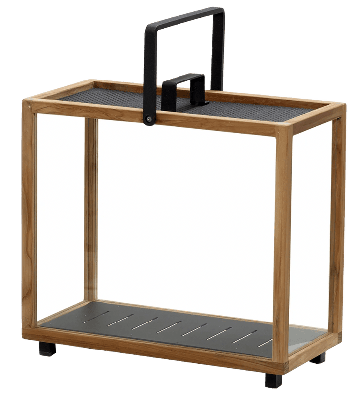 Lighthouse Lanterns - Teak - Cane Line - Candle Holders - Rectangular - HORNE