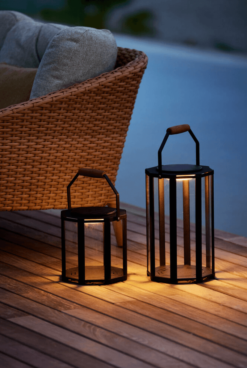 Lightlux Lantern - Cane Line - Candle Holders - Mini - HORNE