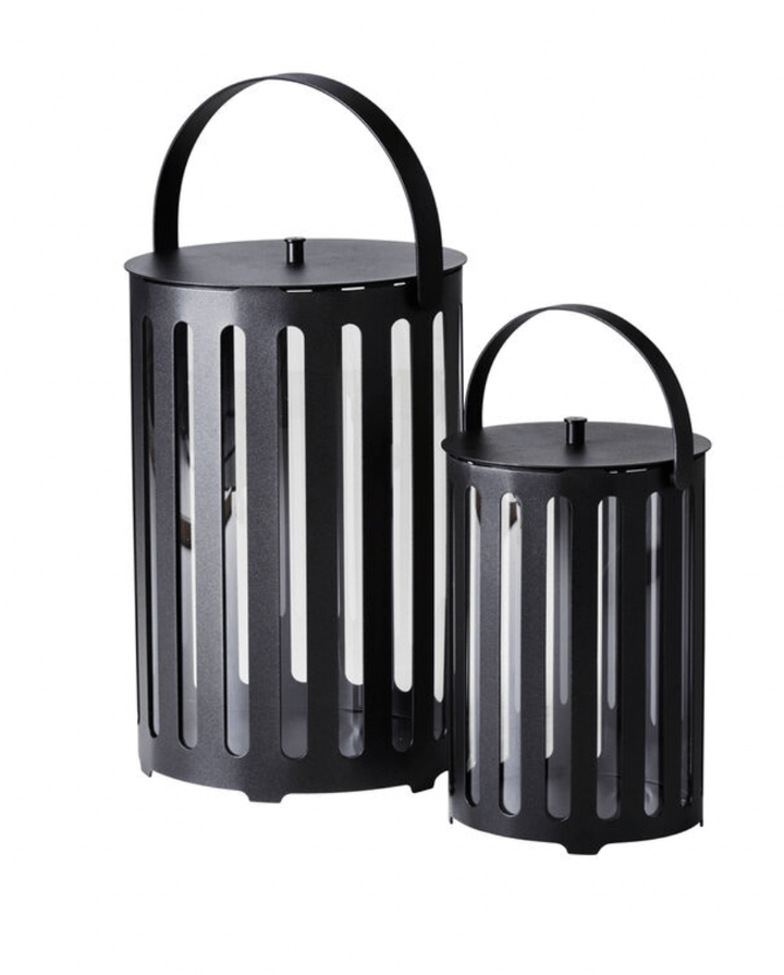 Lighttube Lantern - Cane Line - Candle Holders - Large - HORNE