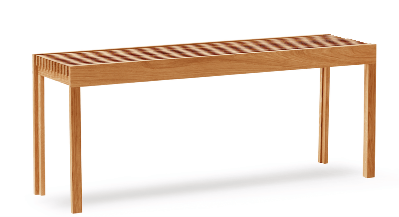 Lightweight Bench - Form + Refine - Stools + Benches + Ottomans - Natural Oil Oak - HORNE