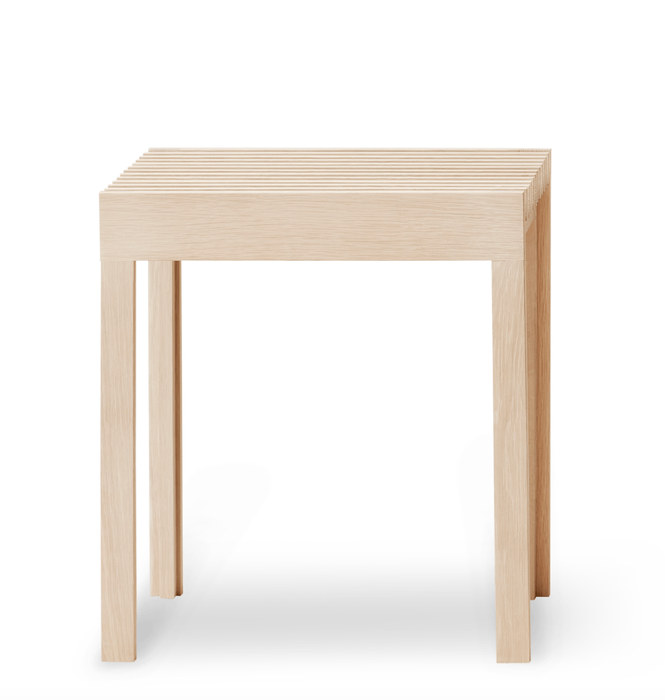 Lightweight Stool - Form + Refine - Stools + Benches + Ottomans - Natural Oiled Oak - HORNE