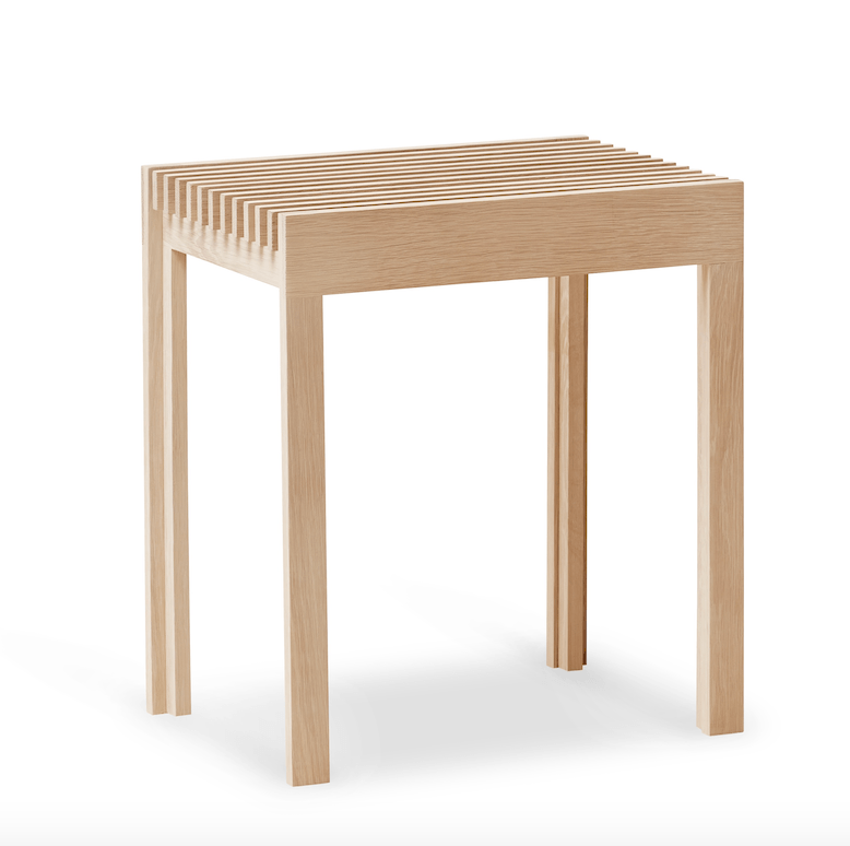 Lightweight Stool - Form + Refine - Stools + Benches + Ottomans - Natural Oiled Oak - HORNE