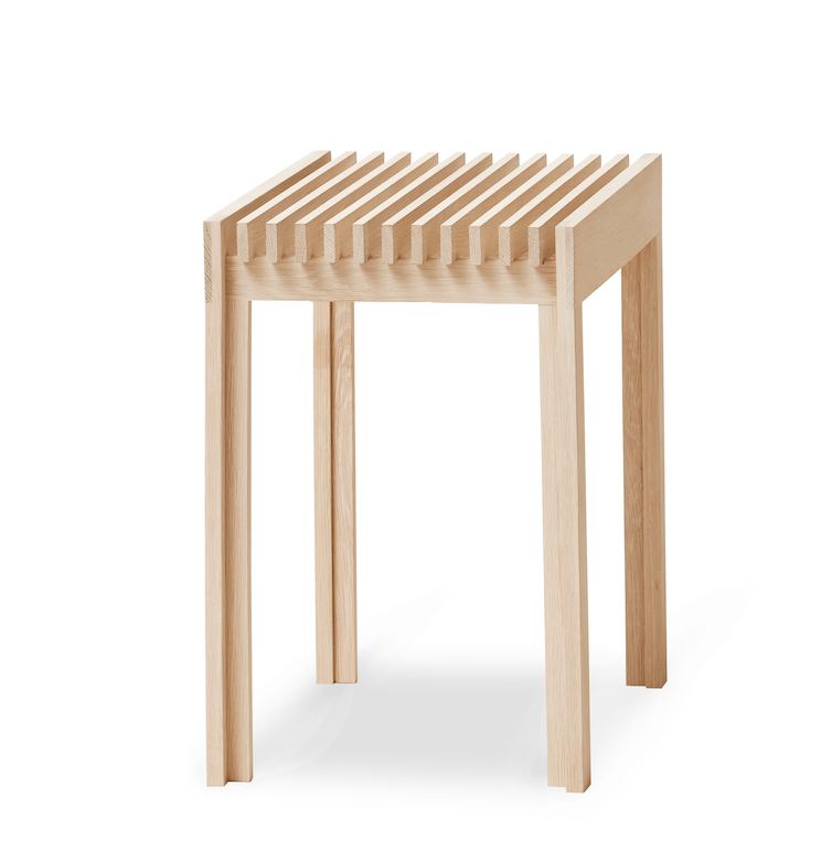 Lightweight Stool - Form + Refine - Stools + Benches + Ottomans - Natural Oiled Oak - HORNE