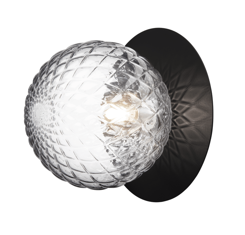 Liila 1 Wall Sconce - Large - Nuura - Wall Sconces - Nordic Gold/Optic Clear - HORNE