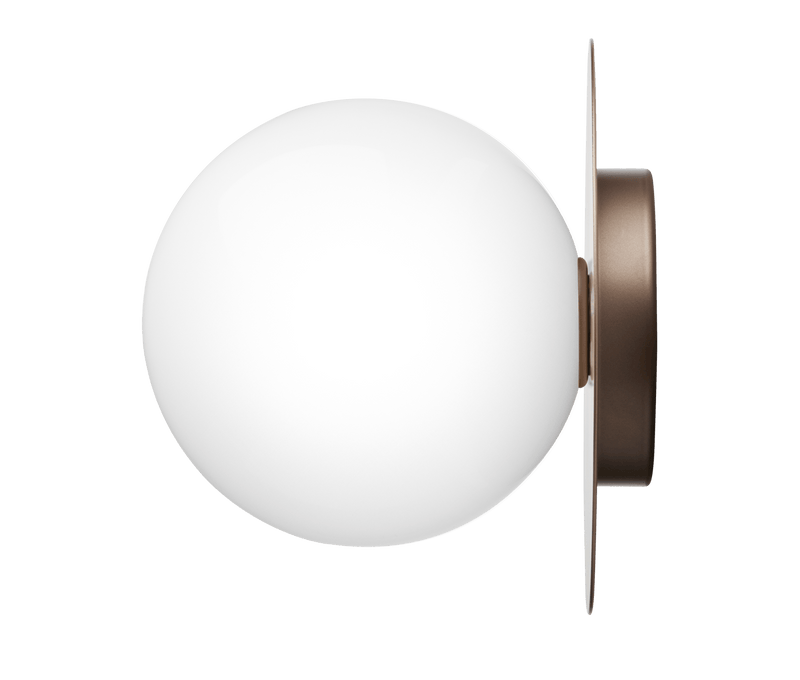 Liila 1 Wall Sconce - Large - Nuura - Wall Sconces - Nordic Gold/Optic Clear - HORNE