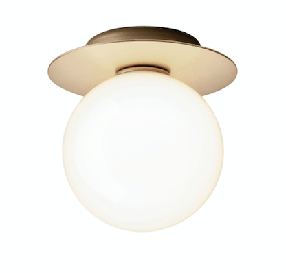 Liila 1 Wall Sconce - Medium - Nuura - Wall Sconces - Light Silver/Opal White - HORNE