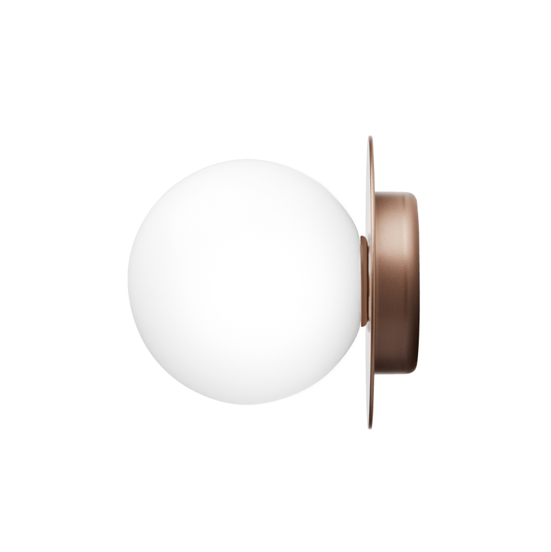 Liila 1 Wall Sconce - Medium - Nuura - Wall Sconces - Nordic Gold/Optic Clear - HORNE