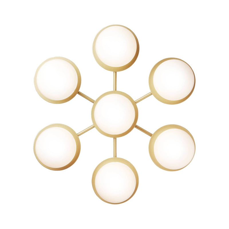 Liila Star Wall Ceiling Lamp - Nuura - Wall Sconces - Nordic Gold/Optic Clear - HORNE
