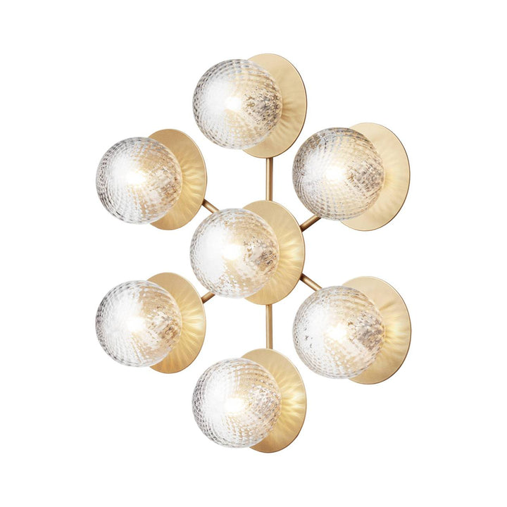Liila Star Wall Ceiling Lamp - Nuura - Wall Sconces - Nordic Gold/Optic Clear - HORNE