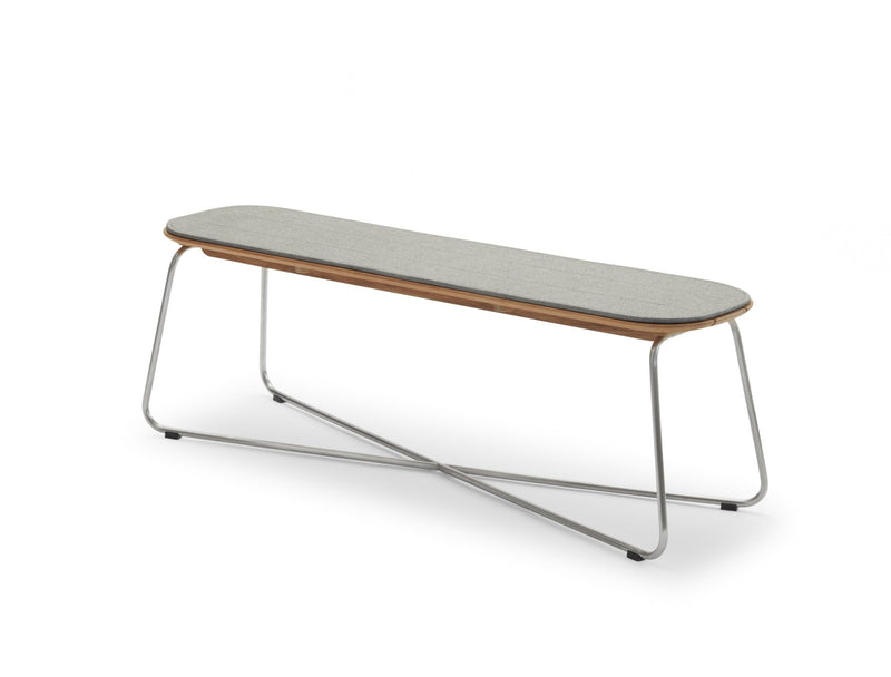 Lilium Bench Cushion - Skagerak by Fritz Hansen - Outdoor Furniture - Charcoal - HORNE