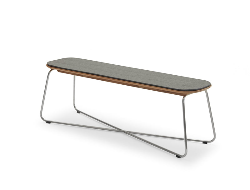Lilium Bench Cushion - Skagerak by Fritz Hansen - Outdoor Furniture - Charcoal - HORNE