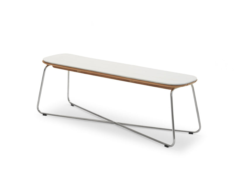 Lilium Bench Cushion - Skagerak by Fritz Hansen - Outdoor Furniture - Charcoal - HORNE