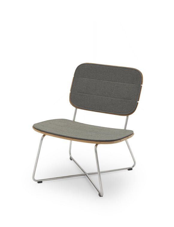 Lilium Lounge Chair Cushion - Skagerak by Fritz Hansen - Outdoor Furniture - Charcoal - HORNE