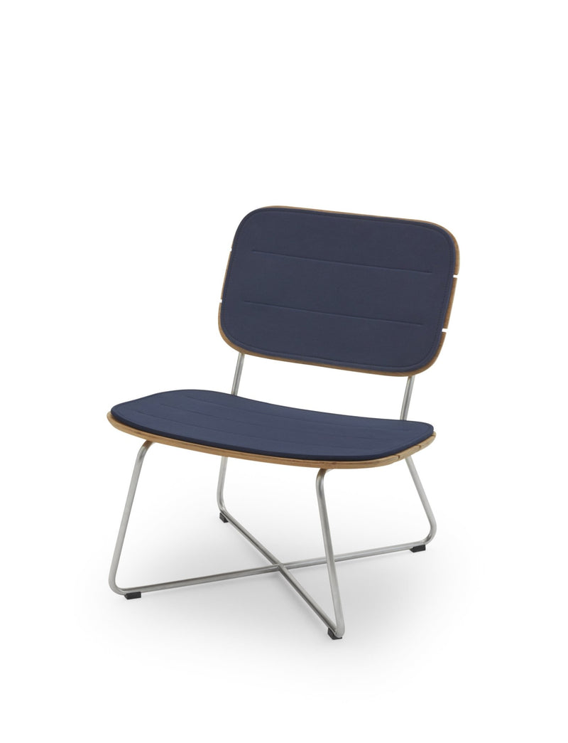 Lilium Lounge Chair Cushion - Skagerak by Fritz Hansen - Outdoor Furniture - Charcoal - HORNE