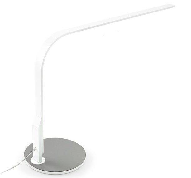 LIM360 Table + Task Lamp - Pablo Designs - Table + Task - White w/ Silver Insert in Base - HORNE
