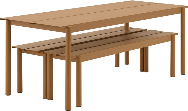 Linear Steel Bench - Muuto - Stools + Benches + Ottomans - Small - Black - HORNE