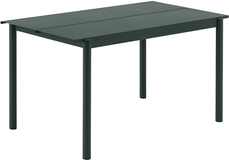 Linear Steel Outdoor Patio Table