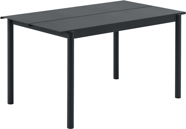 Linear Steel Outdoor Patio Table